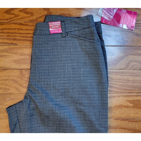 NWT 212 Collection Black Straight Leg Natural Fit Dress Pants Size 6 Avg - Picture 7 of 10